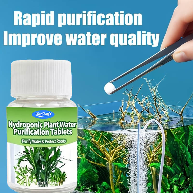Plant Aquarium Pot - Tabletes de Purificação de Água Hidropônica