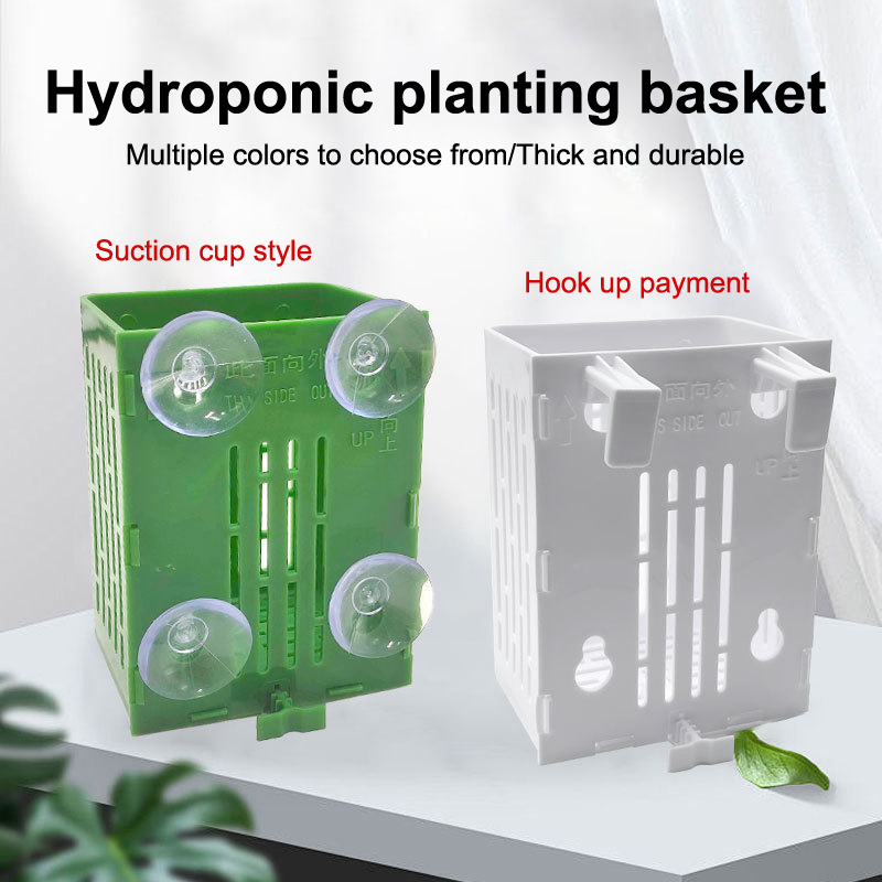 Aquarium Plant Holder - Pendurado ventosa gancho aquário planta titular