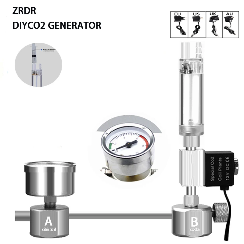 Aquarium Liquid Carbon - Kit de sistema gerador de CO2