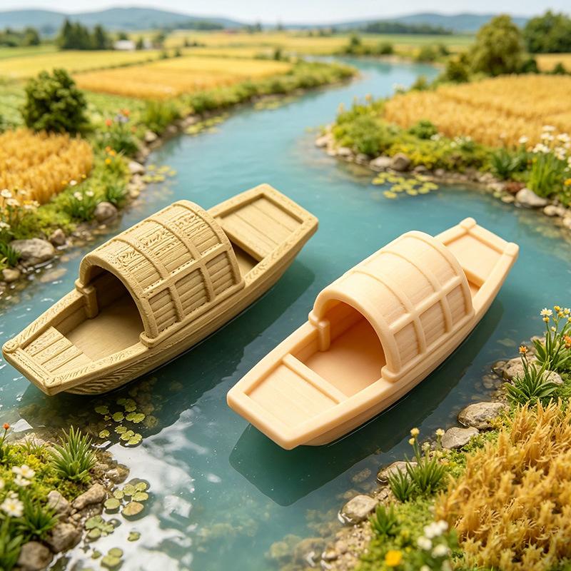 Aquarium Moss - 【S】Miniatura de Barco Flutuante Simulado para