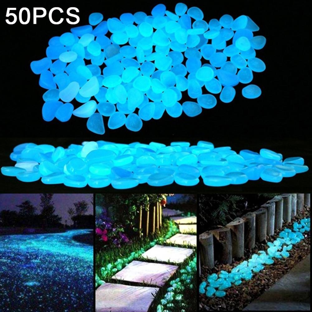 Plant Aquarium Pot - 50 Peças de Pedras Luminosas Irregulares