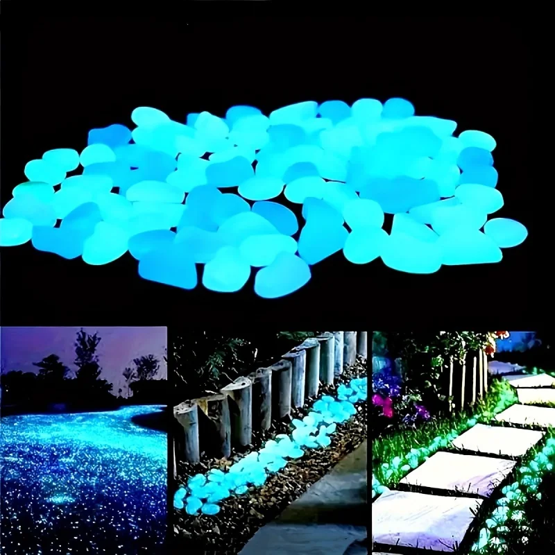 Plant Aquarium Pot - 100 peças de pedras luminosas de