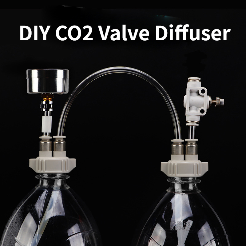 Diy válvula de co2 difusor aqu - Aquarium Liquid Carbon avaliação e preço