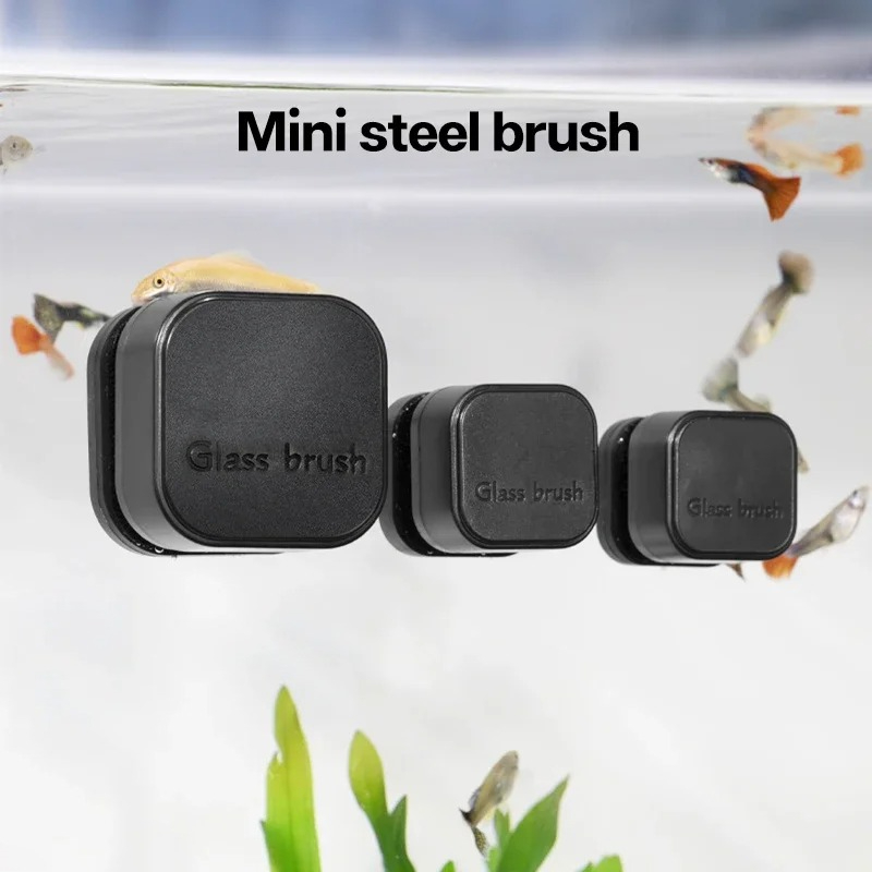 Mini escova magnética quadrada - Planted Aquarium Cleaning avaliação e preço