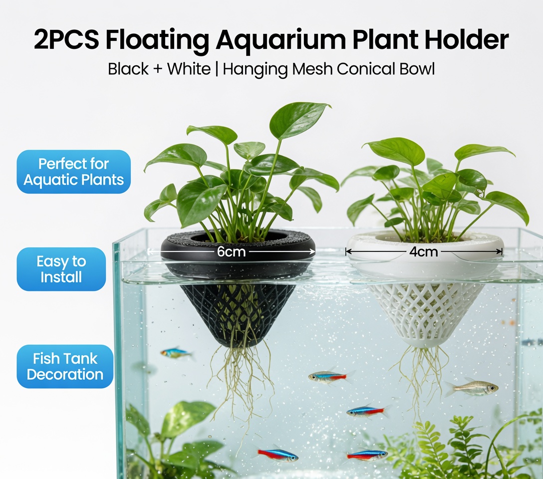 Suporte Flutuante para Plantas - Plant Aquarium Pot avaliação e preço
