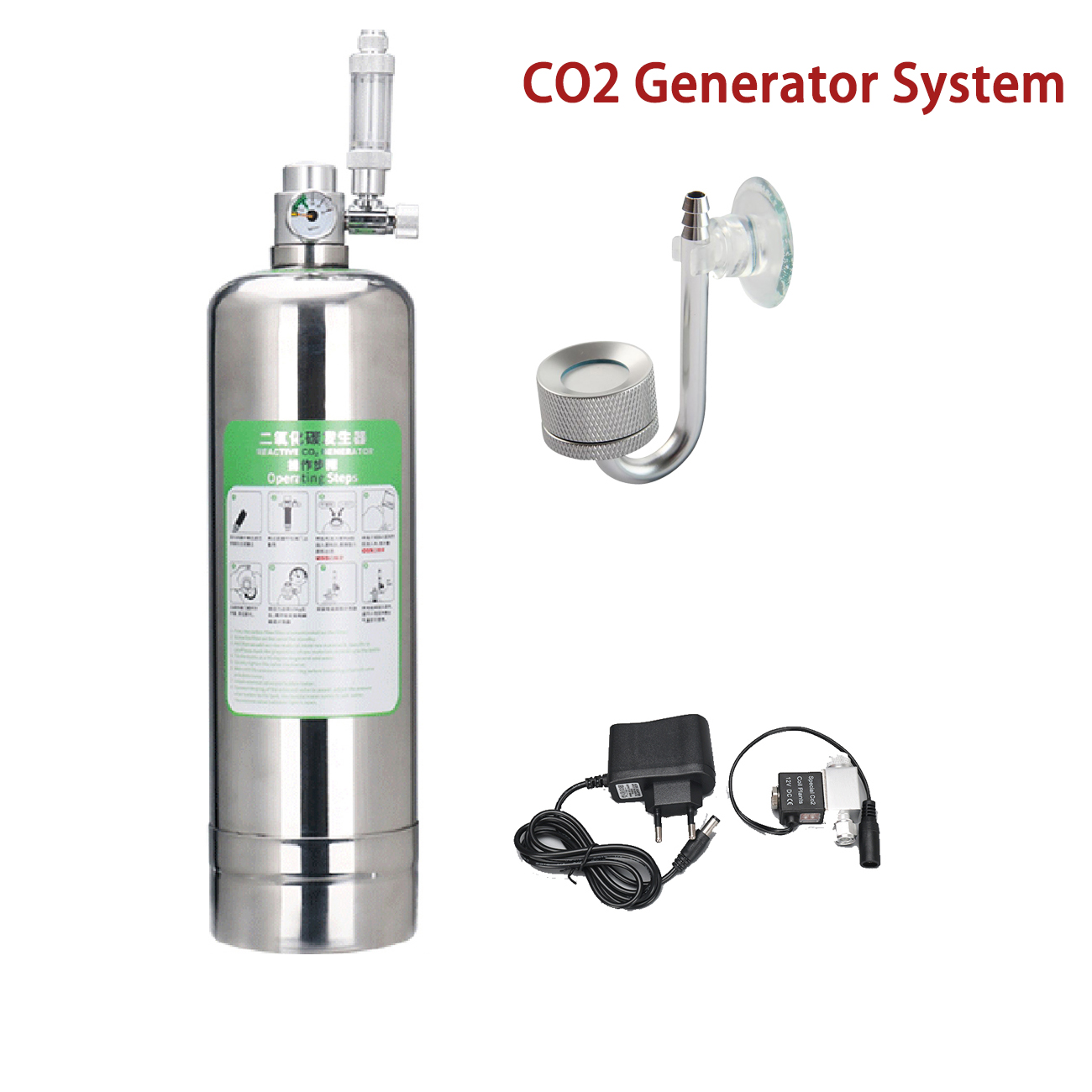 Aquário CO2 Gerador Kit Sistem - Aquarium Liquid Carbon avaliação e preço