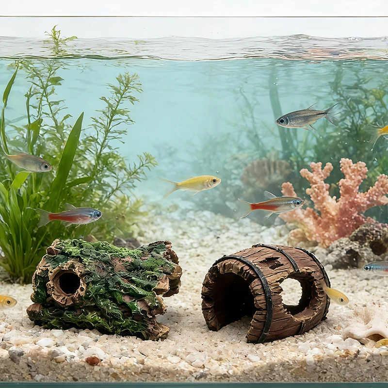 3 peças de decoração em resina - Aquarium Plant Substrate avaliação e preço