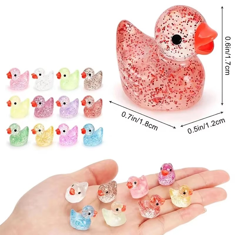 Pato em miniatura de resina co - Plant Aquarium Pot avaliação e preço
