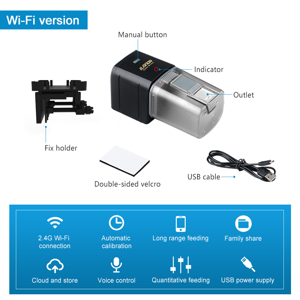 Alimentador de peixes wi-fi, a - Aquarium Fertilizer avaliação e preço