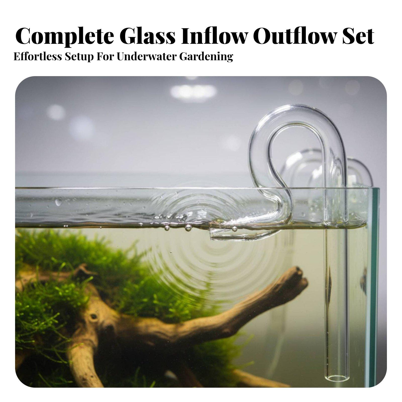 Tubo de Vidro Lily Pipe para A - Aquarium Planted Tank Filter avaliação e preço
